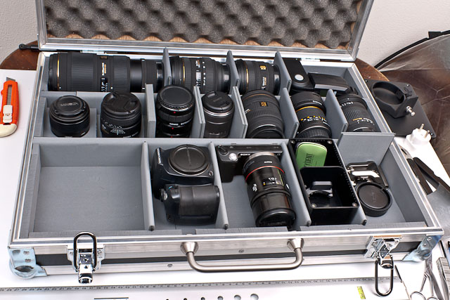 Flightcase interior