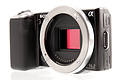 Sony Alpha NEX-5 APS-C size sensor